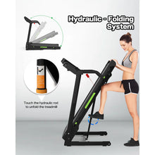 Load image into Gallery viewer, 3.5HP 330 lb Weight Foldable Electric Running Walking Machine with Bluetooth/APP for Home, Fitness Jogging Exercise, Easy Installation and Space Saver for Home Office Gym