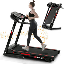 Load image into Gallery viewer, 3.5HP 330 lb Weight Foldable Electric Running Walking Machine with Bluetooth/APP for Home, Fitness Jogging Exercise, Easy Installation and Space Saver for Home Office Gym