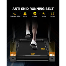 Load image into Gallery viewer, 3.5HP 330 lb Weight Foldable Electric Running Walking Machine with Bluetooth/APP for Home, Fitness Jogging Exercise, Easy Installation and Space Saver for Home Office Gym