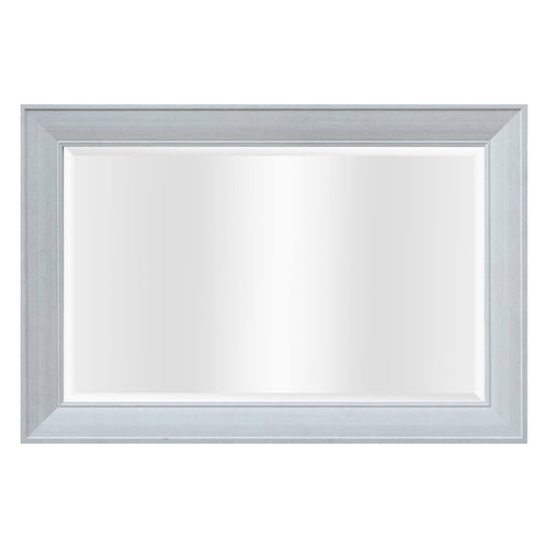 Better Homes & Garden 24 inch x 36 inch Modern Rectangle MDF Wall Mirror, Grey, Size: 24 x 36